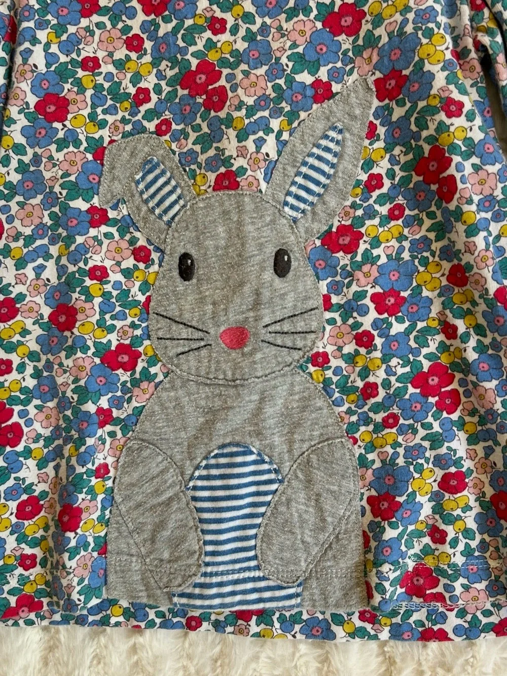 Baby Boden Floral Long Sleeve Dress